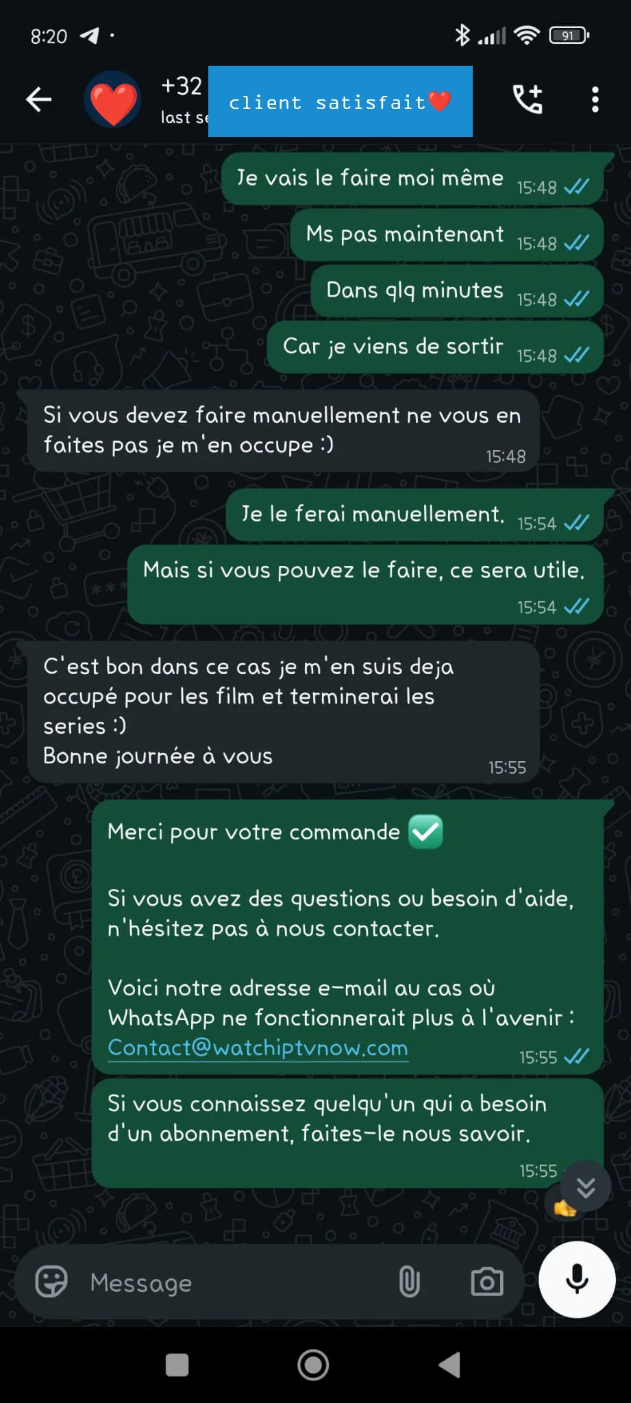 Avis WhatsApp Subscriber 1