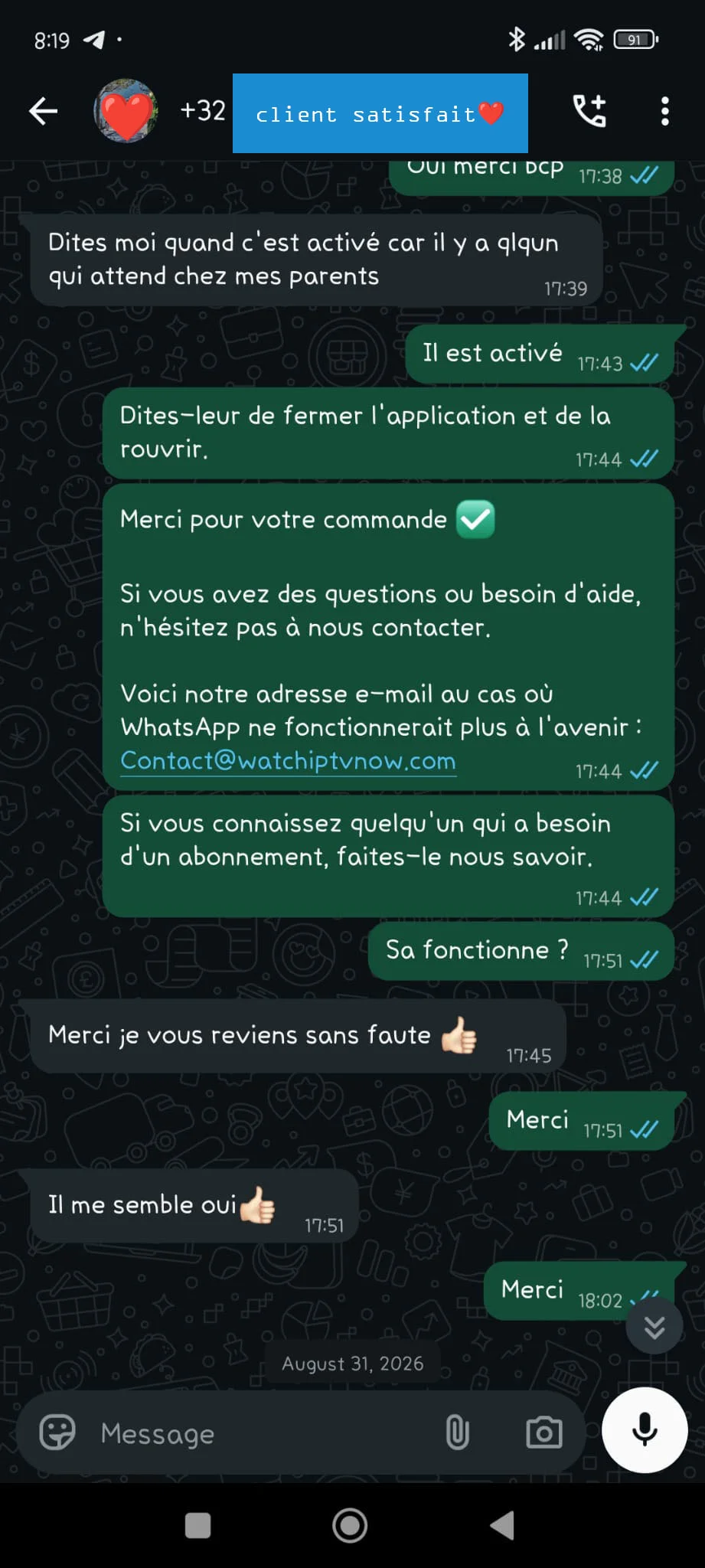 Avis WhatsApp Subscriber 7