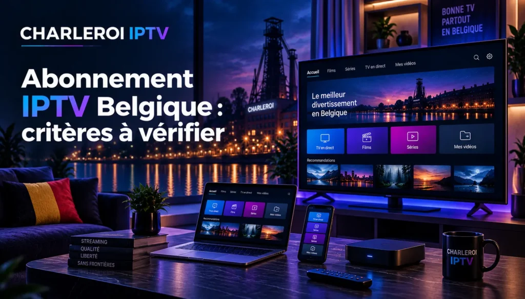 Abonnement IPTV Belgique : critères à vérifier