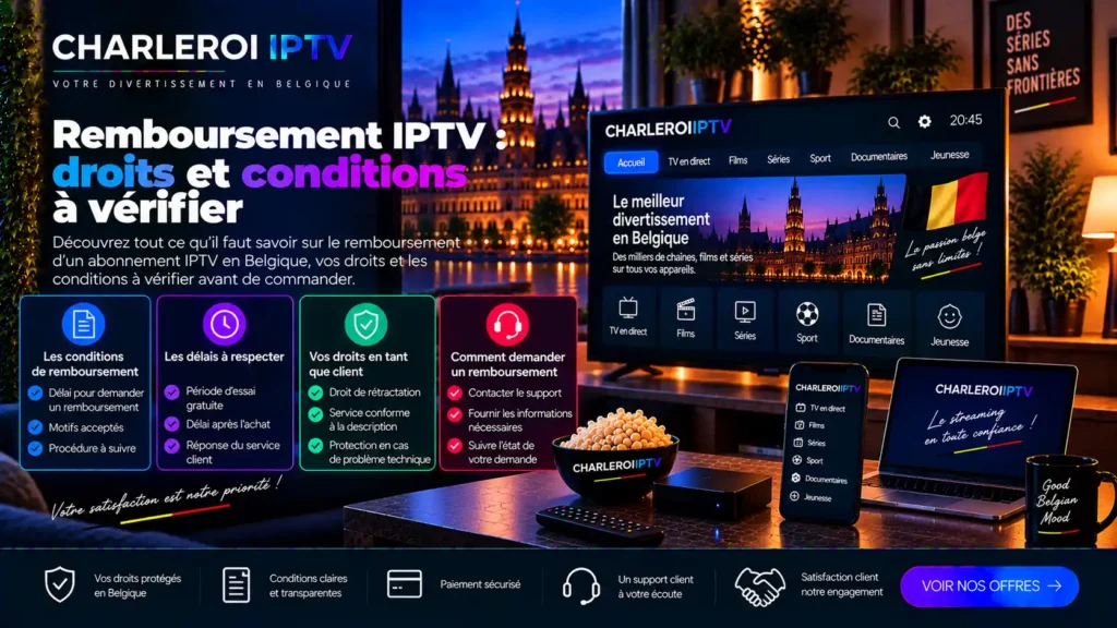 Remboursement IPTV : droits et conditions à vérifier
