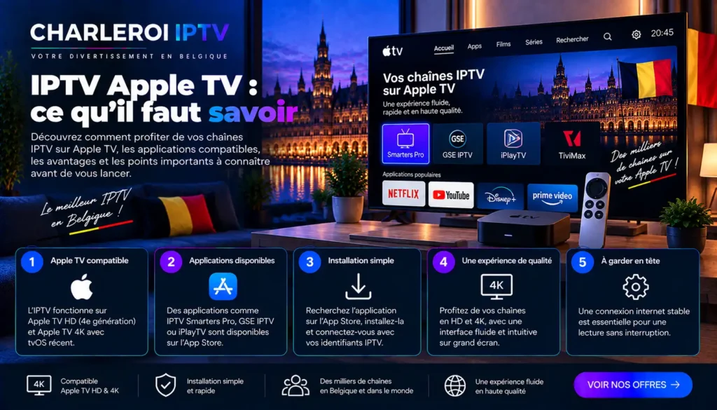 IPTV Apple TV : ce qu’il faut savoir