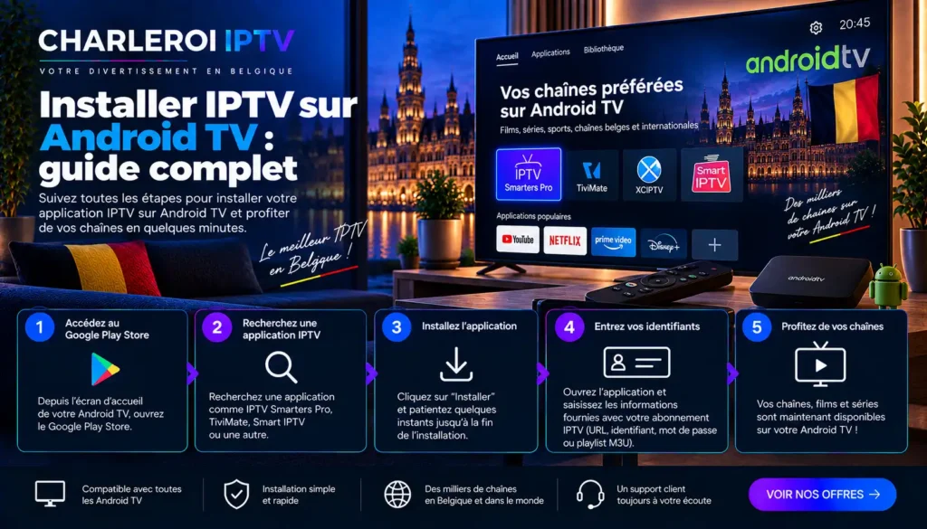 Installer IPTV sur Android TV : guide complet
