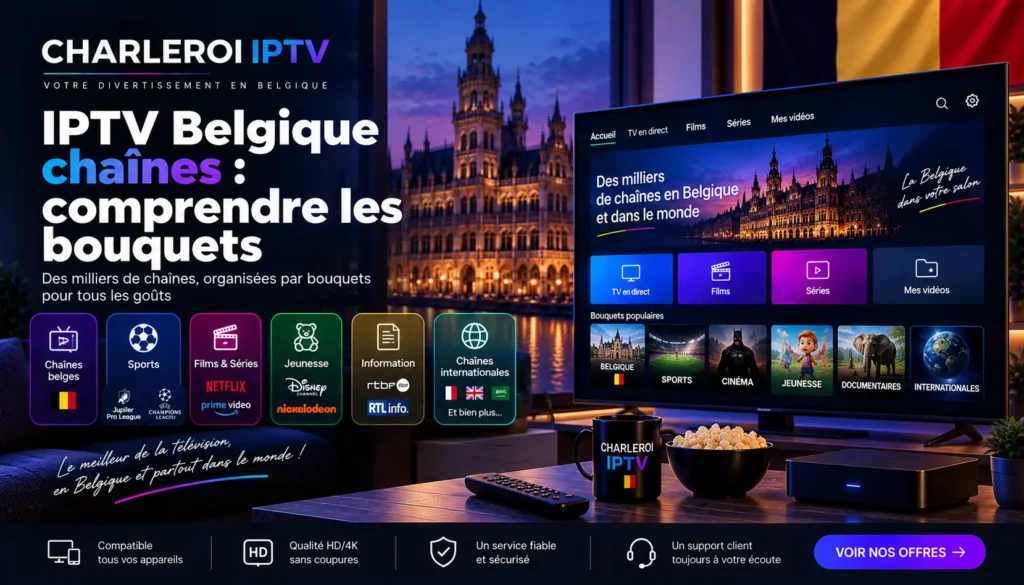 IPTV Belgique chaînes : comprendre les bouquets