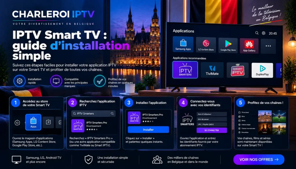 IPTV Smart TV : guide d’installation simple