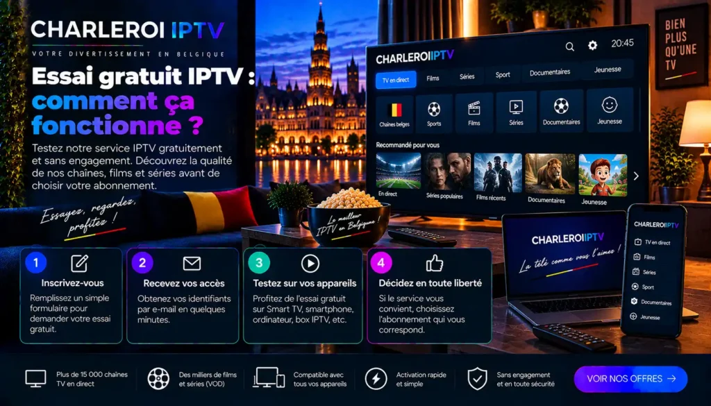 Essai gratuit IPTV : comment ça fonctionne ?