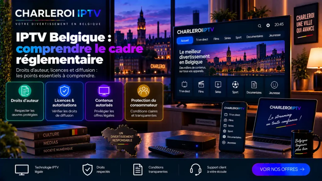 IPTV Belgique : comprendre le cadre réglementaire